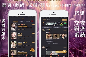 多语言海外版小圈小空间钻石圈雅园源码小圈app源码部署约会系统搭建同城交友源码开发