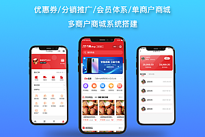 在线商城单商户商城源码/多商户商城/分销商城自定义商城系统源码
